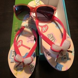 Kate Spade flip flops size 8